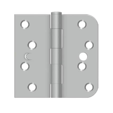 Dendesigns 4 x 4 x 0.625 in. Square Stainless Steel Right Handing Hinge, Brushed Stainless DE2667510